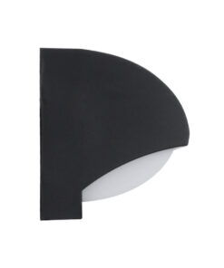 GLOBOSTAR® HORIZON 60693 Φωτιστικό Τοίχου – Απλίκα Εσωτερικού/Εξωτερικού Χώρου LED 15W 1575lm 120° AC175-265V Αδιάβροχο IP65 – Πλαστικό Σώμα – Φυσικό λευκό 4500K – Μ23.5 x Π11 x Υ10cm – Μαύρο – Bridgelux Chip – 3 Χρόνια Εγγύηση