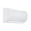 GLOBOSTAR® CELESTIAL 60694  Φωτιστικό Τοίχου – Απλίκα Εσωτερικού/Εξωτερικού Χώρου LED 15W 1575lm 120° AC175-265V Αδιάβροχο IP65 – Πλαστικό Σώμα – Φυσικό λευκό 4500K – Μ26 x Π9 x Υ13.5cm – Λευκό – Bridgelux Chip – 3 Χρόνια Εγγύηση