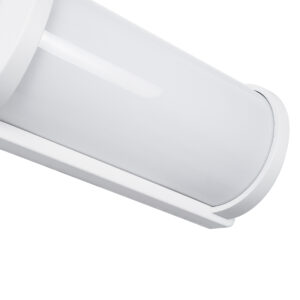 GLOBOSTAR® CELESTIAL 60694  Φωτιστικό Τοίχου – Απλίκα Εσωτερικού/Εξωτερικού Χώρου LED 15W 1575lm 120° AC175-265V Αδιάβροχο IP65 – Πλαστικό Σώμα – Φυσικό λευκό 4500K – Μ26 x Π9 x Υ13.5cm – Λευκό – Bridgelux Chip – 3 Χρόνια Εγγύηση