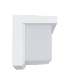 GLOBOSTAR® CITYSCAPE 60697 Φωτιστικό Τοίχου – Απλίκα Εσωτερικού/Εξωτερικού Χώρου LED 18W 1890lm 120° AC175-265V Αδιάβροχο IP65 – Πλαστικό Σώμα – Φυσικό λευκό 4500K – Μ23.5 x Π11 x Υ10cm – Λευκό – Bridgelux Chip – 3 Χρόνια Εγγύηση