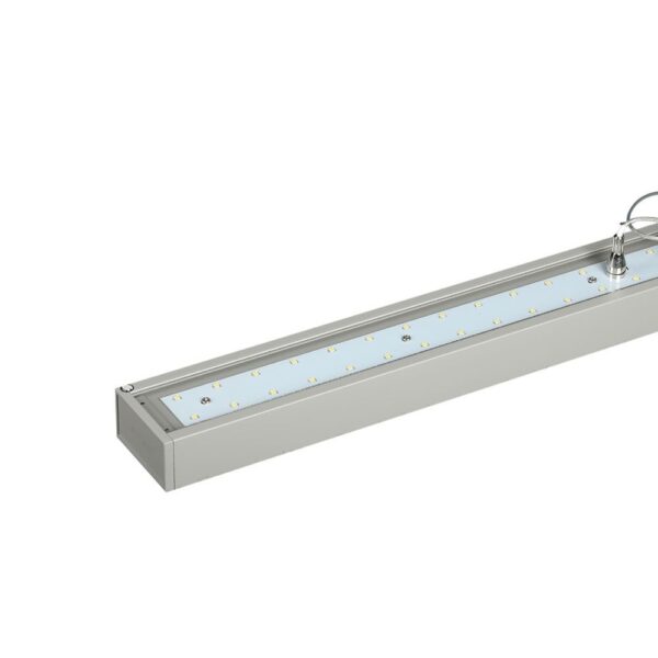LED Γραμμικό Κρεμαστό Φωτιστικό Non Linkable Ασημί Up Down 60W Dimmable V-TAC Samsung Chip 6600lm 120° UGR<6 Φυσικό Λευκό 4000K – 607