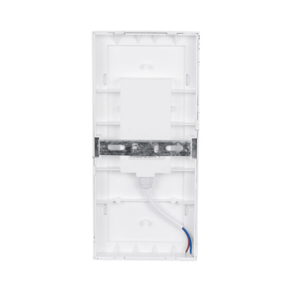 GLOBOSTAR® LOFT 60760 Φωτιστικό Τοίχου – Απλίκα Εσωτερικού/Εξωτερικού Χώρου LED 18W 1890lm 120° AC175-265V Αδιάβροχο IP65 – Πλαστικό Σώμα – Φυσικό λευκό 4500K – Μ24.5 x Π11 x Υ9.5cm – Λευκό – Bridgelux Chip – 3 Χρόνια Εγγύηση