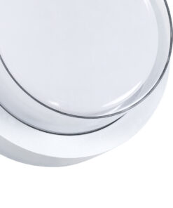 GLOBOSTAR® NEXUS 60763 Φωτιστικό Τοίχου – Απλίκα Εσωτερικού/Εξωτερικού Χώρου LED 10W 1050lm 120° AC175-265V Αδιάβροχο IP65 – Πλαστικό Σώμα – Φυσικό λευκό 4500K – Φ17 x Υ9cm – Λευκό – Bridgelux Chip – 3 Χρόνια Εγγύηση