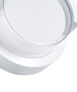 GLOBOSTAR® APEX 60766 Φωτιστικό Τοίχου – Απλίκα Εσωτερικού/Εξωτερικού Χώρου LED 10W 1050lm 120° AC175-265V Αδιάβροχο IP65 – Πλαστικό Σώμα – Φυσικό λευκό 4500K – Φ17 x Υ9cm – Λευκό – Bridgelux Chip – 3 Χρόνια Εγγύηση