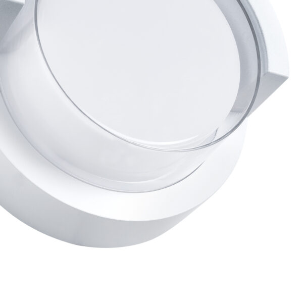 GLOBOSTAR® APEX 60766 Φωτιστικό Τοίχου – Απλίκα Εσωτερικού/Εξωτερικού Χώρου LED 10W 1050lm 120° AC175-265V Αδιάβροχο IP65 – Πλαστικό Σώμα – Φυσικό λευκό 4500K – Φ17 x Υ9cm – Λευκό – Bridgelux Chip – 3 Χρόνια Εγγύηση