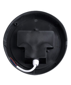 GLOBOSTAR® APEX 60766 Φωτιστικό Τοίχου – Απλίκα Εσωτερικού/Εξωτερικού Χώρου LED 10W 1050lm 120° AC175-265V Αδιάβροχο IP65 – Πλαστικό Σώμα – Φυσικό λευκό 4500K – Φ17 x Υ9cm – Λευκό – Bridgelux Chip – 3 Χρόνια Εγγύηση