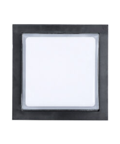 GLOBOSTAR® NEXUS 60767 Φωτιστικό Τοίχου – Απλίκα Εσωτερικού/Εξωτερικού Χώρου LED 10W 1050lm 120° AC175-265V Αδιάβροχο IP65 – Πλαστικό Σώμα – Φυσικό λευκό 4500K – Μ17 x Π17 x Υ9cm – Μαύρο – Bridgelux Chip – 3 Χρόνια Εγγύηση