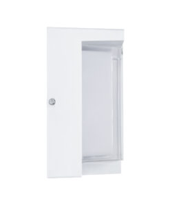 GLOBOSTAR® APEX 60772 Φωτιστικό Τοίχου – Απλίκα Εσωτερικού/Εξωτερικού Χώρου LED 10W 1050lm 120° AC175-265V Αδιάβροχο IP65 – Πλαστικό Σώμα – Φυσικό λευκό 4500K – Μ17 x Π17 x Υ9cm – Λευκό – Bridgelux Chip – 3 Χρόνια Εγγύηση