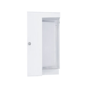 GLOBOSTAR® APEX 60772 Φωτιστικό Τοίχου – Απλίκα Εσωτερικού/Εξωτερικού Χώρου LED 10W 1050lm 120° AC175-265V Αδιάβροχο IP65 – Πλαστικό Σώμα – Φυσικό λευκό 4500K – Μ17 x Π17 x Υ9cm – Λευκό – Bridgelux Chip – 3 Χρόνια Εγγύηση