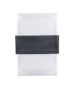 GLOBOSTAR® EMPIRE 60779 Φωτιστικό Τοίχου – Απλίκα Εσωτερικού/Εξωτερικού Χώρου LED 10W 1050lm 120° AC175-265V Αδιάβροχο IP65 – Πλαστικό Σώμα – Θερμό λευκό 2700K – Μ10.5 x Π9 x Υ13cm – Μαύρο – Bridgelux Chip – 3 Χρόνια Εγγύηση