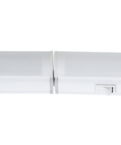 GloboStar® TUBO 60784 Γραμμικό Φωτιστικό Οροφής Linear LED Τύπου T5 Επεκτεινόμενο 5.5W 550lm 180° AC 220-240V IP20 Πάγκου Κουζίνας με Διακόπτη On/Off Μ30 x Π2.2 x Υ3.5cm Ψυχρό Λευκό 6000K – Λευκό – 3 Years Warranty