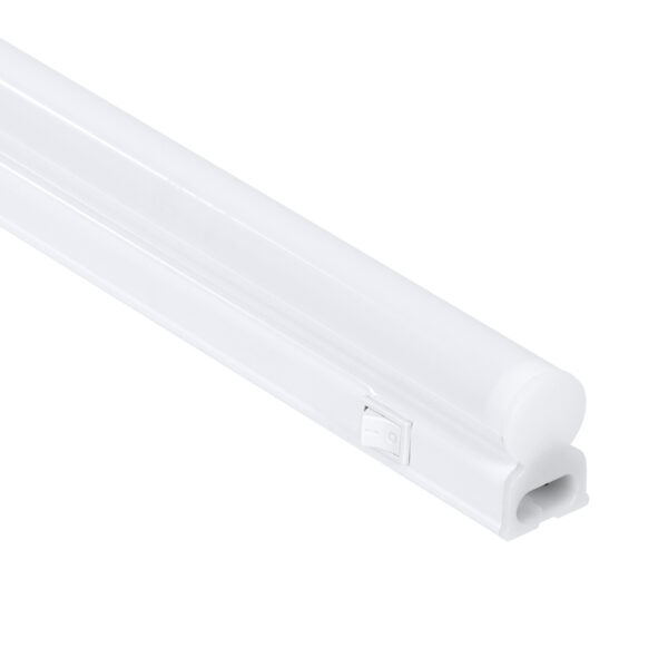 GloboStar® TUBO 60785 Γραμμικό Φωτιστικό Οροφής Linear LED Τύπου T5 Επεκτεινόμενο 5.5W 539lm 180° AC 220-240V IP20 Πάγκου Κουζίνας με Διακόπτη On/Off Μ30 x Π2.2 x Υ3.5cm Φυσικό Λευκό 4500K - Λευκό - 3 Years Warranty