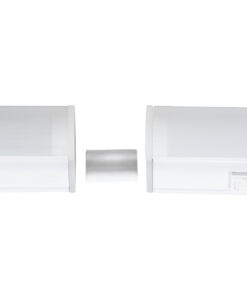 GloboStar® TUBO 60788 Γραμμικό Φωτιστικό Οροφής Linear LED Τύπου T5 Επεκτεινόμενο 9W 882lm 180° AC 220-240V IP20 Πάγκου Κουζίνας με Διακόπτη On/Off Μ60 x Π2.2 x Υ3.5cm Φυσικό Λευκό 4500K – Λευκό – 3 Years Warranty