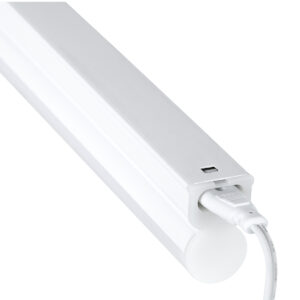 GloboStar® TUBO 60792 Γραμμικό Φωτιστικό Οροφής Linear LED Τύπου T5 Επεκτεινόμενο 18W 1728lm 180° AC 220-240V IP20 Πάγκου Κουζίνας με Διακόπτη On/Off Μ120 x Π2.2 x Υ3.5cm Θερμό Λευκό 2700K – Λευκό – 3 Years Warranty