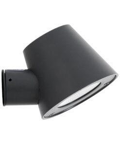 GloboStar® GARDENIA 60798 Φωτιστικό Τοίχου – Απλίκα Αρχιτεκτονικού Φωτισμού Εσωτερικού/Εξωτερικού Χώρου Up or Down LED 7W 700lm 60° AC220-240V Αδιάβροχο IP65 – Σώμα Αλουμινίου & Tempered Glass – Μ9.5 x Π13 x Υ7.7cm – Θερμό Λευκό 2700K – Γκρι Ανθρακί – Bridgelux Chip – 5 Years Warranty