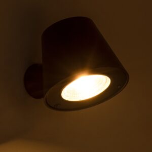 GloboStar® GARDENIA 60799 Φωτιστικό Τοίχου – Απλίκα Αρχιτεκτονικού Φωτισμού Εσωτερικού/Εξωτερικού Χώρου Up or Down LED 7W 700lm 60° AC220-240V Αδιάβροχο IP65 – Σώμα Αλουμινίου & Tempered Glass – Μ9.5 x Π13 x Υ7.7cm – Θερμό Λευκό 2700K – Μαύρο – Bridgelux Chip – 5 Years Warranty