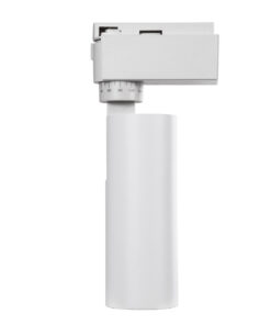 GloboStar® LUGANO 60802 Μονοφασικό Φωτιστικό Σποτ Ράγας LED 10W 1200lm 36° Acrylic HQ LENS AC 220-240V IP20 Φ4.5 x Υ19cm Θερμό Λευκό 2700K – EUROTRACK® System 1L+1N – Λευκό – Bridgelux Chip – TÜV Certified Driver – 5 Χρόνια Εγγύηση