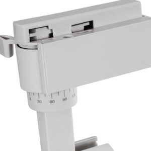 GloboStar® LUGANO 60802 Μονοφασικό Φωτιστικό Σποτ Ράγας LED 10W 1200lm 36° Acrylic HQ LENS AC 220-240V IP20 Φ4.5 x Υ19cm Θερμό Λευκό 2700K – EUROTRACK® System 1L+1N – Λευκό – Bridgelux Chip – TÜV Certified Driver – 5 Χρόνια Εγγύηση