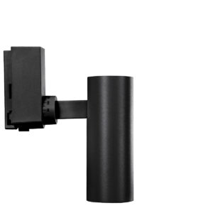 Globostar 60805 Μονοφασικό Bridgelux COB LED Μάυρο Φωτιστικό Σποτ Ράγας 10W 230V 1200lm 30° Θερμό Λευκό 3000k