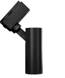 Globostar 60805 Μονοφασικό Bridgelux COB LED Μάυρο Φωτιστικό Σποτ Ράγας 10W 230V 1200lm 30° Θερμό Λευκό 3000k