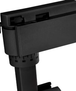 Globostar 60805 Μονοφασικό Bridgelux COB LED Μάυρο Φωτιστικό Σποτ Ράγας 10W 230V 1200lm 30° Θερμό Λευκό 3000k