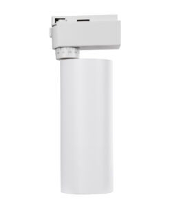 GloboStar® LUGANO 60807 Μονοφασικό Φωτιστικό Σποτ Ράγας LED 20W 2500lm 36° Acrylic HQ LENS AC 220-240V IP20 Φ6.5 x Υ22cm Φυσικό Λευκό 4500K – EUROTRACK® System 1L+1N – Λευκό – Bridgelux Chip – TÜV Certified Driver – 5 Χρόνια Εγγύηση