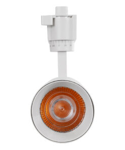 GloboStar® LUGANO 60807 Μονοφασικό Φωτιστικό Σποτ Ράγας LED 20W 2500lm 36° Acrylic HQ LENS AC 220-240V IP20 Φ6.5 x Υ22cm Φυσικό Λευκό 4500K – EUROTRACK® System 1L+1N – Λευκό – Bridgelux Chip – TÜV Certified Driver – 5 Χρόνια Εγγύηση