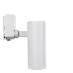 GloboStar® LUGANO 60808 Μονοφασικό Φωτιστικό Σποτ Ράγας LED 20W 2400lm 36° Acrylic HQ LENS AC 220-240V IP20 Φ6.5 x Υ22cm Θερμό Λευκό 2700K – EUROTRACK® System 1L+1N – Λευκό – Bridgelux Chip – TÜV Certified Driver – 5 Χρόνια Εγγύηση