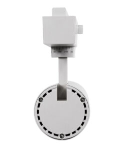 GloboStar® LUGANO 60808 Μονοφασικό Φωτιστικό Σποτ Ράγας LED 20W 2400lm 36° Acrylic HQ LENS AC 220-240V IP20 Φ6.5 x Υ22cm Θερμό Λευκό 2700K – EUROTRACK® System 1L+1N – Λευκό – Bridgelux Chip – TÜV Certified Driver – 5 Χρόνια Εγγύηση