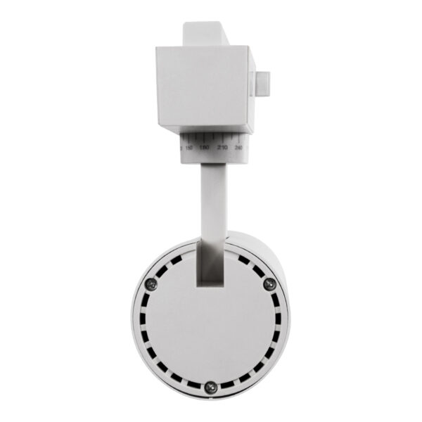 GloboStar® LUGANO 60808 Μονοφασικό Φωτιστικό Σποτ Ράγας LED 20W 2400lm 36° Acrylic HQ LENS AC 220-240V IP20 Φ6.5 x Υ22cm Θερμό Λευκό 2700K – EUROTRACK® System 1L+1N – Λευκό – Bridgelux Chip – TÜV Certified Driver – 5 Χρόνια Εγγύηση