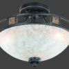 Φωτιστικό Οροφής Trio Lighting   E27 Σκουριά Μεταλλικό    608100324