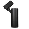 Globostar 60811 Μονοφασικό Bridgelux COB LED Μάυρο Φωτιστικό Σποτ Ράγας 20W 230V 2400lm 30° Θερμό Λευκό 3000k