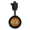 Globostar 60811 Μονοφασικό Bridgelux COB LED Μάυρο Φωτιστικό Σποτ Ράγας 20W 230V 2400lm 30° Θερμό Λευκό 3000k
