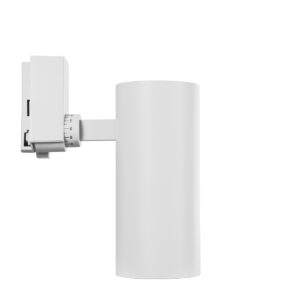 GloboStar® LUGANO 60813 Μονοφασικό Φωτιστικό Σποτ Ράγας LED 30W 3750lm 36° Acrylic HQ LENS AC 220-240V IP20 Φ7.5 x Υ22.7cm Φυσικό Λευκό 4500K – EUROTRACK® System 1L+1N – Λευκό – Bridgelux Chip – TÜV Certified Driver – 5 Χρόνια Εγγύηση