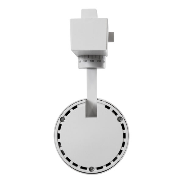 GloboStar® LUGANO 60813 Μονοφασικό Φωτιστικό Σποτ Ράγας LED 30W 3750lm 36° Acrylic HQ LENS AC 220-240V IP20 Φ7.5 x Υ22.7cm Φυσικό Λευκό 4500K – EUROTRACK® System 1L+1N – Λευκό – Bridgelux Chip – TÜV Certified Driver – 5 Χρόνια Εγγύηση