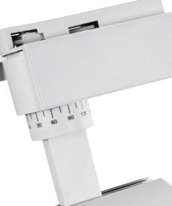 GloboStar® LUGANO 60813 Μονοφασικό Φωτιστικό Σποτ Ράγας LED 30W 3750lm 36° Acrylic HQ LENS AC 220-240V IP20 Φ7.5 x Υ22.7cm Φυσικό Λευκό 4500K – EUROTRACK® System 1L+1N – Λευκό – Bridgelux Chip – TÜV Certified Driver – 5 Χρόνια Εγγύηση