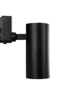 GloboStar® LUGANO 60815 Μονοφασικό Φωτιστικό Σποτ Ράγας LED 30W 3900lm 36° Acrylic HQ LENS AC 220-240V IP20 Φ7.5 x Υ22.7cm Ψυχρό Λευκό 6000K – EUROTRACK® System 1L+1N – Μαύρο – Bridgelux Chip – TÜV Certified Driver – 5 Χρόνια Εγγύηση