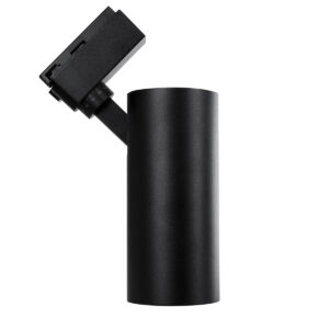GloboStar® LUGANO 60815 Μονοφασικό Φωτιστικό Σποτ Ράγας LED 30W 3900lm 36° Acrylic HQ LENS AC 220-240V IP20 Φ7.5 x Υ22.7cm Ψυχρό Λευκό 6000K – EUROTRACK® System 1L+1N – Μαύρο – Bridgelux Chip – TÜV Certified Driver – 5 Χρόνια Εγγύηση