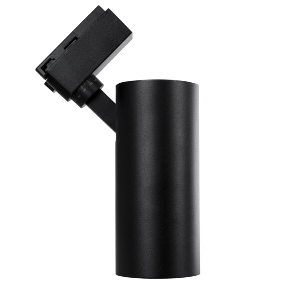 GloboStar® LUGANO 60815 Μονοφασικό Φωτιστικό Σποτ Ράγας LED 30W 3900lm 36° Acrylic HQ LENS AC 220-240V IP20 Φ7.5 x Υ22.7cm Ψυχρό Λευκό 6000K – EUROTRACK® System 1L+1N – Μαύρο – Bridgelux Chip – TÜV Certified Driver – 5 Χρόνια Εγγύηση