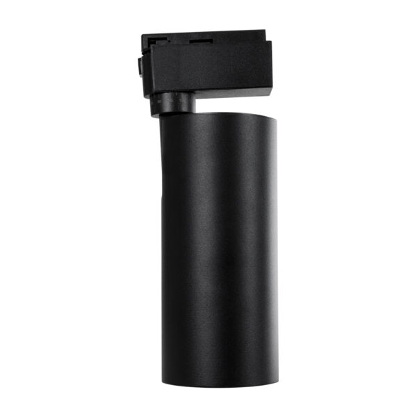 GloboStar® LUGANO 60815 Μονοφασικό Φωτιστικό Σποτ Ράγας LED 30W 3900lm 36° Acrylic HQ LENS AC 220-240V IP20 Φ7.5 x Υ22.7cm Ψυχρό Λευκό 6000K – EUROTRACK® System 1L+1N – Μαύρο – Bridgelux Chip – TÜV Certified Driver – 5 Χρόνια Εγγύηση