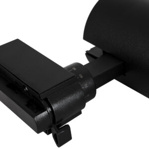 GloboStar® LUGANO 60815 Μονοφασικό Φωτιστικό Σποτ Ράγας LED 30W 3900lm 36° Acrylic HQ LENS AC 220-240V IP20 Φ7.5 x Υ22.7cm Ψυχρό Λευκό 6000K – EUROTRACK® System 1L+1N – Μαύρο – Bridgelux Chip – TÜV Certified Driver – 5 Χρόνια Εγγύηση
