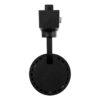 GloboStar® LUGANO 60816 Μονοφασικό Φωτιστικό Σποτ Ράγας LED 30W 3750lm 36° Acrylic HQ LENS AC 220-240V IP20 Φ7.5 x Υ22.7cm Φυσικό Λευκό 4500K – EUROTRACK® System 1L+1N – Μαύρο – Bridgelux Chip – TÜV Certified Driver – 5 Χρόνια Εγγύηση