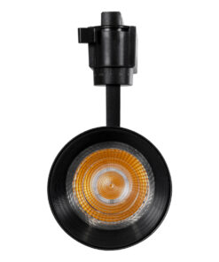 Globostar 60817 Μονοφασικό Bridgelux COB LED Μάυρο Φωτιστικό Σποτ Ράγας 30W 230V 3600lm 30° Θερμό Λευκό 3000k