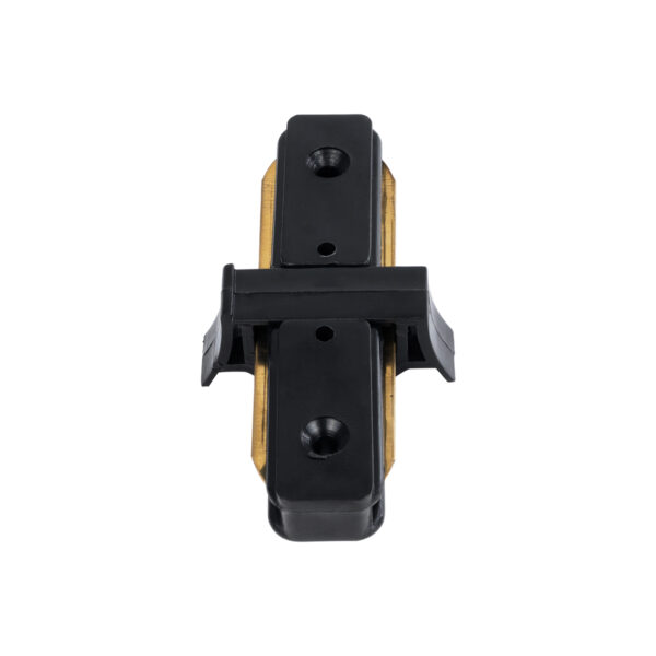 Globostar 60849 Μονοφασικός Connector 2 Καλωδίων Συνδεσμολογίας Γιώτα (Ι) για Μαύρη Ράγα Οροφής