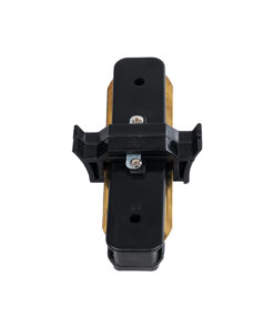 Globostar 60849 Μονοφασικός Connector 2 Καλωδίων Συνδεσμολογίας Γιώτα (Ι) για Μαύρη Ράγα Οροφής