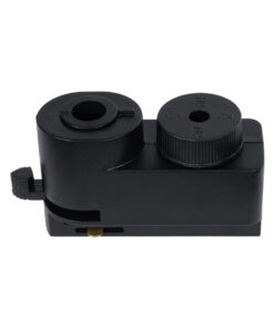 Globostar 2L-EUROTRACK 60857 Αντάπτορας Κρέμασης Φωτιστικού – Μονοφασικός 2 Καλωδίων για όλες τις Ράγες EUROTRACK AC 220-240V IP20 Μ7 x Π3 x Υ4cm – EUROTRACK® System 1L+1N – Θερμοπλαστικό – Μαύρο – 5 Χρόνια Εγγύηση