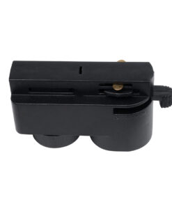 Globostar 2L-EUROTRACK 60857 Αντάπτορας Κρέμασης Φωτιστικού – Μονοφασικός 2 Καλωδίων για όλες τις Ράγες EUROTRACK AC 220-240V IP20 Μ7 x Π3 x Υ4cm – EUROTRACK® System 1L+1N – Θερμοπλαστικό – Μαύρο – 5 Χρόνια Εγγύηση