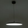 GloboStar® BARON 60887 Κρεμαστή Πλαφονιέρα Οροφής LED CCT 24W 2880lm 120° AC 220-240V – Εναλλαγή Φωτισμού μέσω Διακόπτη On/Off All In One Ψυχρό 6000k+Φυσικό 4500k+Θερμό 2700k Φ40 x Υ10cm – Χρυσό Πλατίνα – 3 Years Warranty