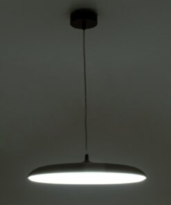 GloboStar® BARON 60887 Κρεμαστή Πλαφονιέρα Οροφής LED CCT 24W 2880lm 120° AC 220-240V – Εναλλαγή Φωτισμού μέσω Διακόπτη On/Off All In One Ψυχρό 6000k+Φυσικό 4500k+Θερμό 2700k Φ40 x Υ10cm – Χρυσό Πλατίνα – 3 Years Warranty