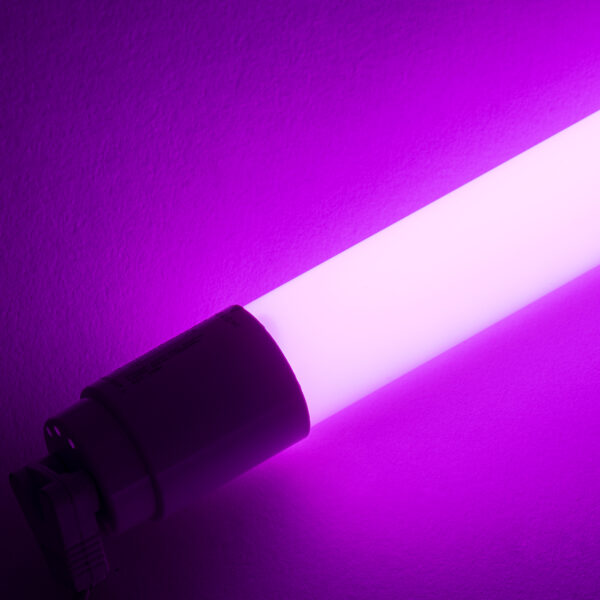 GloboStar® 60900 LED Λάμπα Τύπου Φθορίου Γυάλινη T8 G13 120cm 18W 600 lm 300° AC 220-240V IP20 Φ2.7 x Μ120cm Ροζ – Φούξια